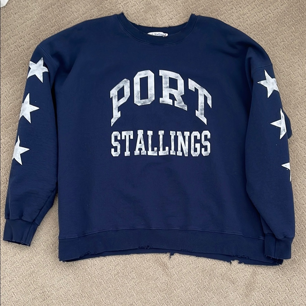 Firstport Lunden & Olivia Port Stallings Sweatshirt. Navy. XXL.